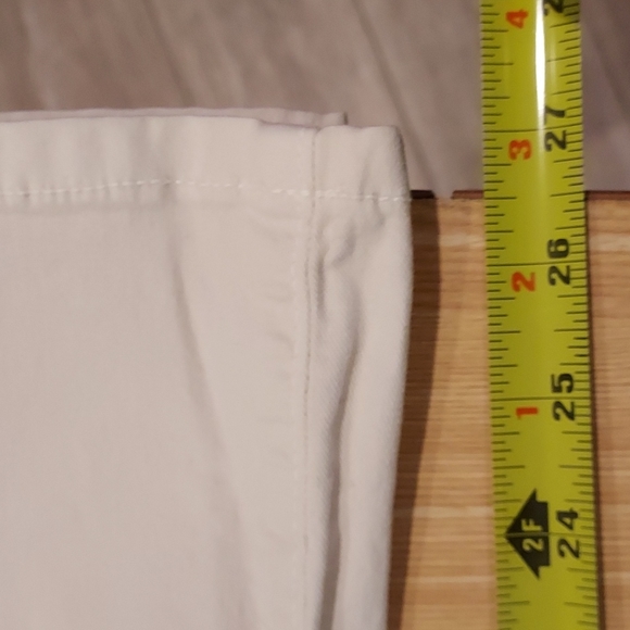 2 Pair Of NWOT Women's Angry Rabbit Skinny Jeans Size 25 White/Blue - Picture 6 of 10